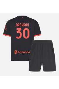 AC Milan Ardon Jashari #30 Jalkapallovaatteet Lasten Kolmas peliasu 2026-27 Lyhythihainen (+ Lyhyet housut)